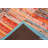 Scandinavian One-of-a-Kind Rectangle 5'3" X 7'6" 2000s Area Rug in Orange/Blue