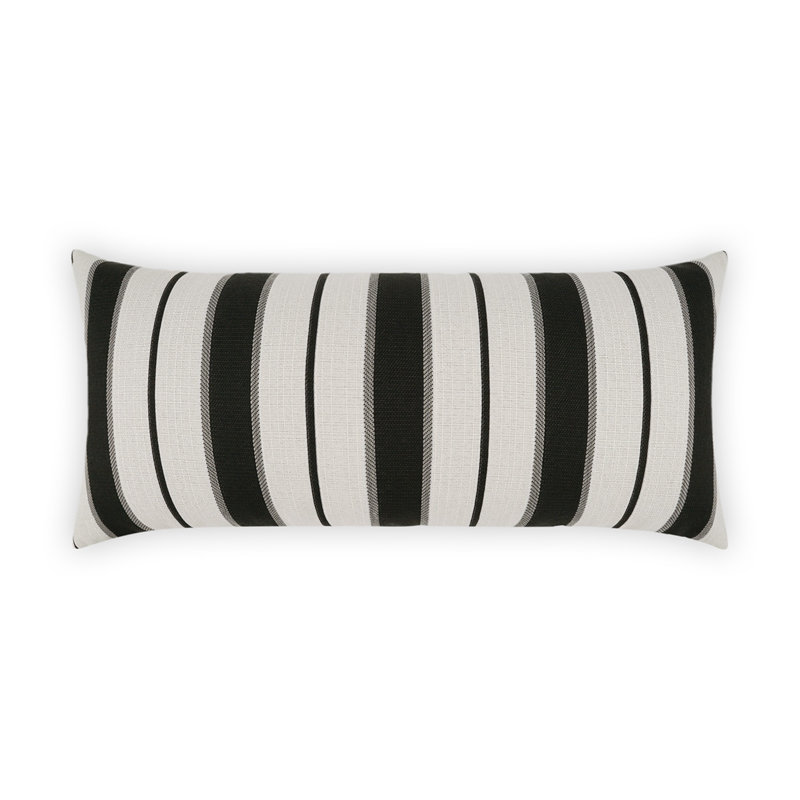 Coussin décoratif d'extérieur Paruani, Ébène, Rectangle H 12 po x l 24 po