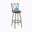 Ensemble de 3 chaises de bar de salle à manger pour la salle à manger