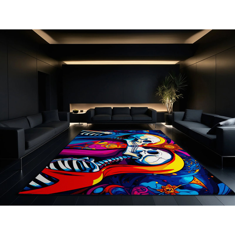 Radiant Torrent Rug, Square 4'