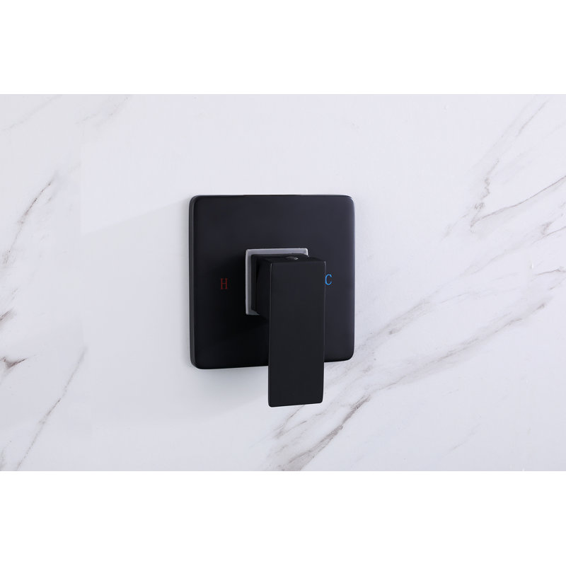 All-In-One Kit with Rough in-Valve, Matte Black