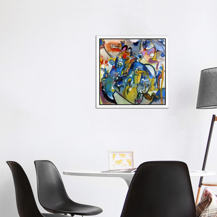 All Saints Day II by Wassily Kandinsky - Floater Frame Painting on Canvas