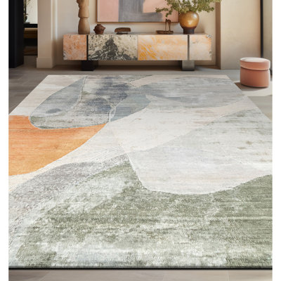 Tapis multicolore de haute qualité noué à la main