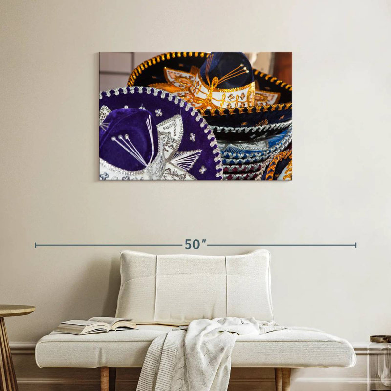 Kavia Mexican Hats, 24" H x 36" W