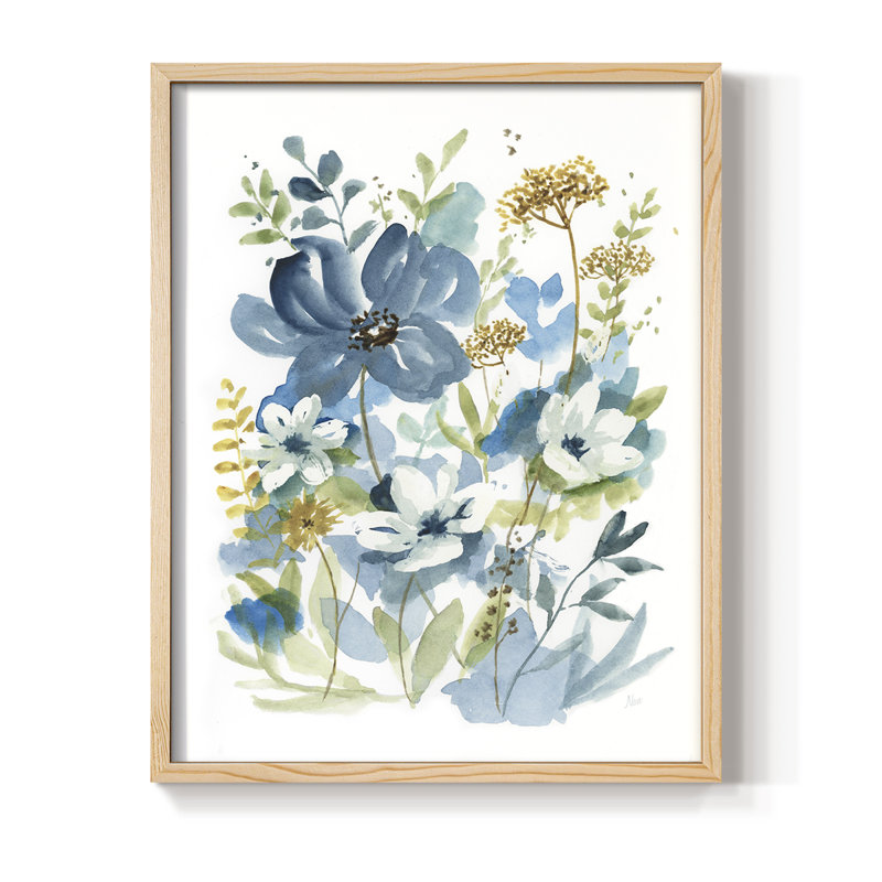 Wild Medley I, reproduction encadrée - bois massif, H 30 po x l 24 po