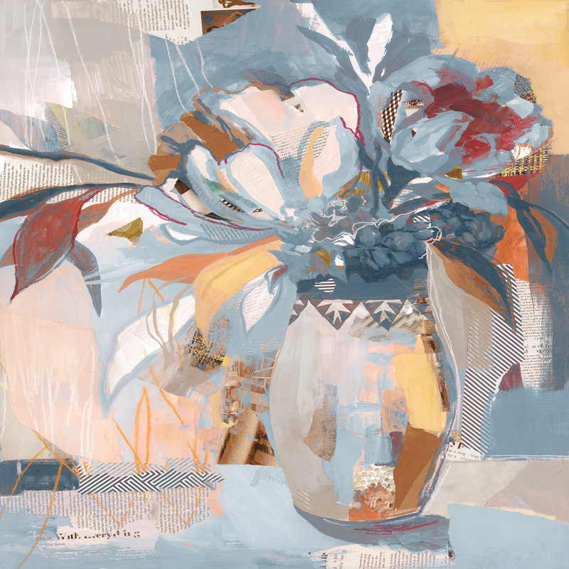 Lazy Evening Painting by Jean Kenna, Glass Coat, 36" H x 36" W x 1.5" D