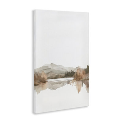 Toile de lac doux et discret, design par Mona Grace