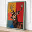 Geometric Deer Pop Art - Wrapped Canvas-900251445-900251440