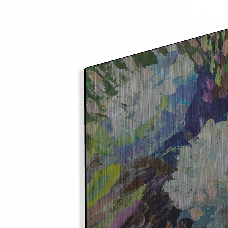 "Hydrangea Chinoiserie 2" par Jeanette Vertentes, H 24 po x l 24 po