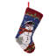 Chaussette de Noël bonhomme de neige