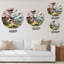 Phare sous un ciel gris rose - Horloge murale-1504361011
