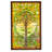 30" Wide X 48.5" High Tiffany Tree of Life Stained Glass Lighted Window