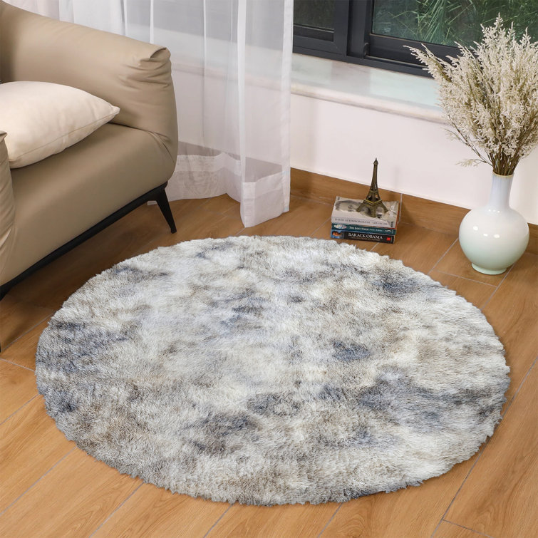 Alinda Standard Shag 120cm X 120cm Area Rug