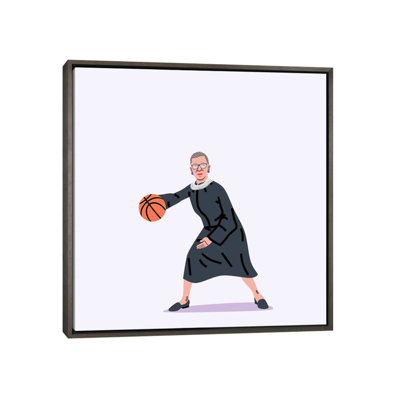«Balling Ruth» par Elad Shagrir - impression d'art graphique, H 37 po x l 37 po x P 1,5 po, Pas de tapis