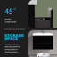 Meuble-lavabo double 72 po Dhruven-106893384