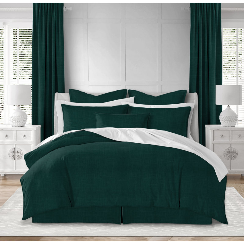 Luxe Comforter Set, King Comforter + 2 Shams, White