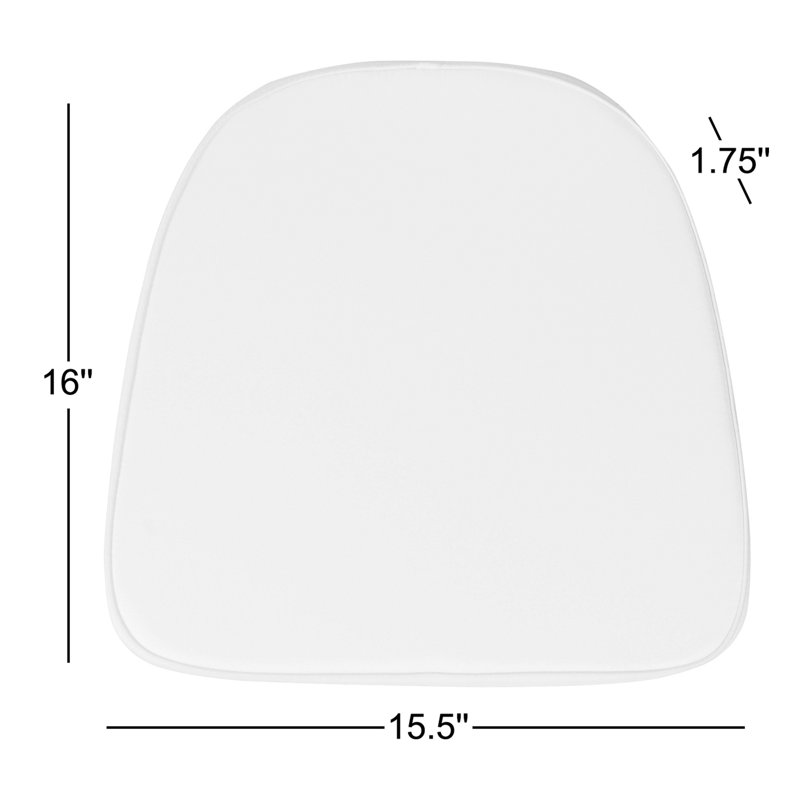 Burgundy Fabric Chiavari Chair Seat Cushion