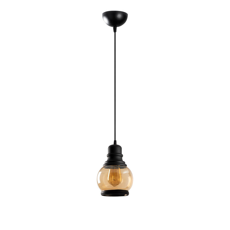Sydney 1 - Light Black Lantern Pendant