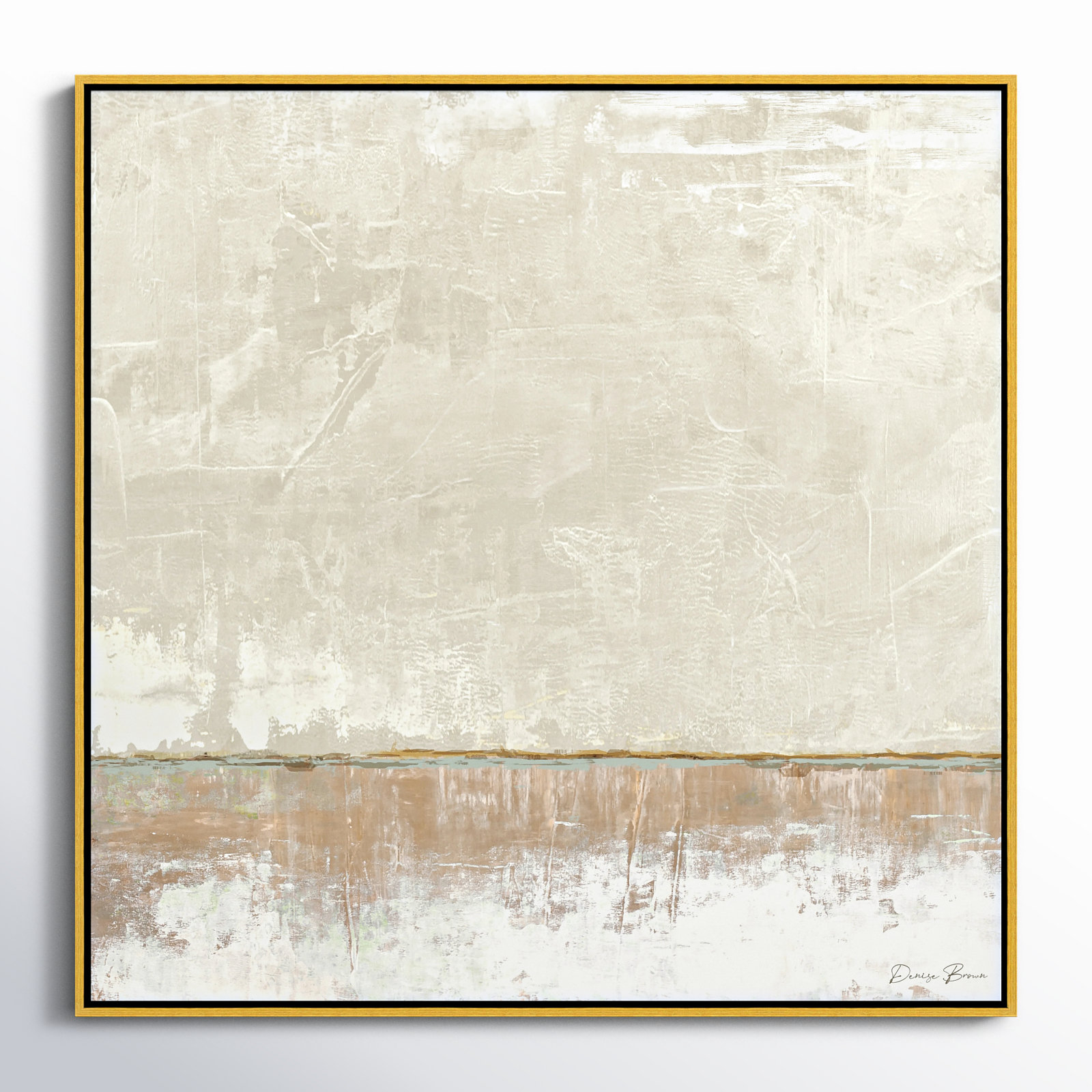 Delevan "Better Days II" Print, 46.5" H x 46.5" W, Gold