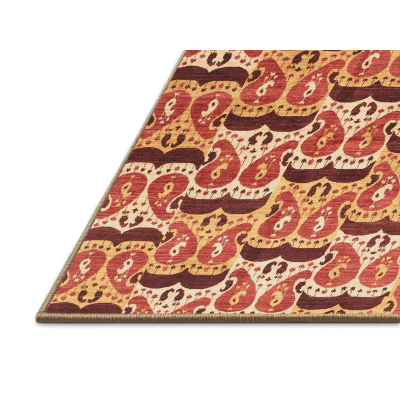 Abstract Indoor Rug, Rectangle 2' x 4'