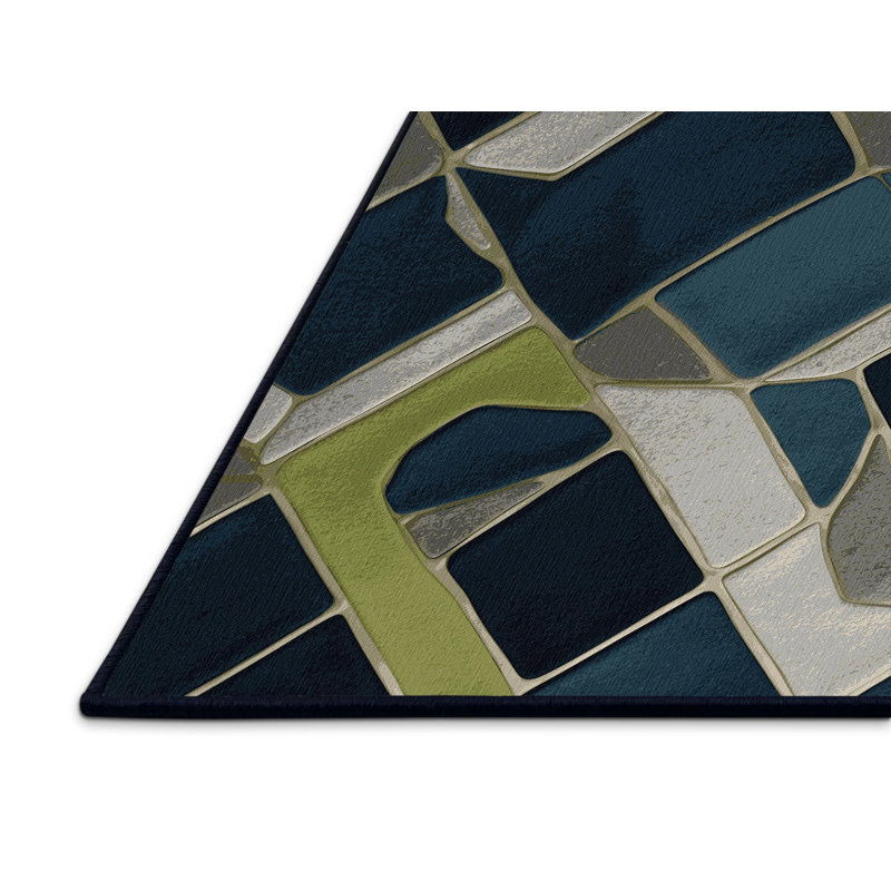 Warp Constellation Rug, Square 5'