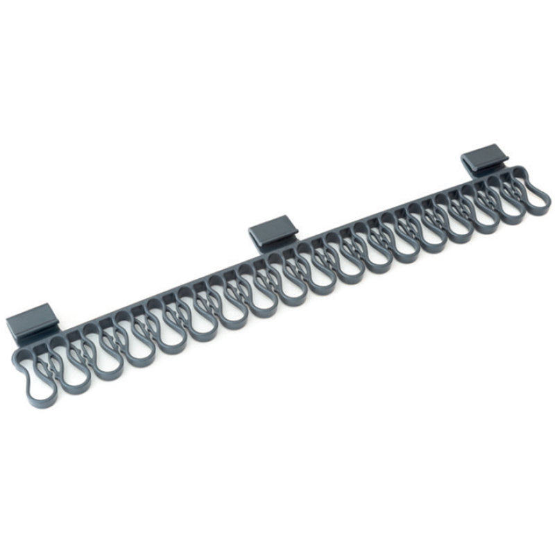 Daytek Steel Fold Down Wall-Mounted Drying Rack, Bark, 8.3" H x 60.6" W x 22" D