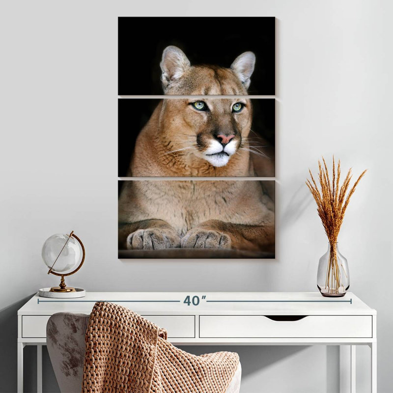 Brampt Majestic Wild Cat, 32" H x 20" W