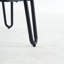 Ensemble de 2 tabourets de bar industriels, chaises à hauteur de comptoir avec revêtement en cuir polyuréthane et structure en métal, chaises de bar rétro-1107489883