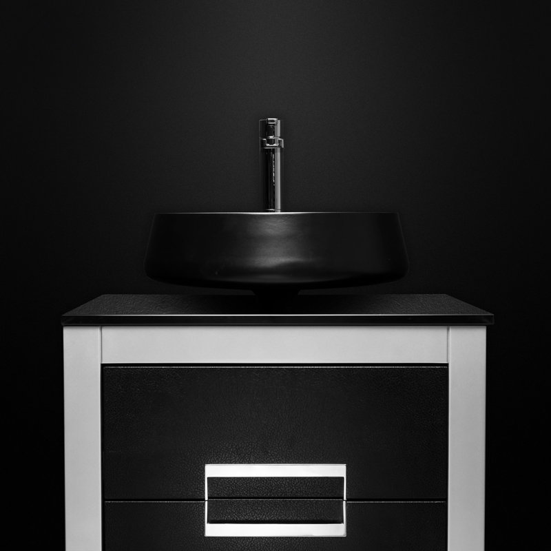 Nova Single Vanity, Black