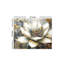 Art mural floral blanc rétro, art pour la décoration intérieure ou cadeaux, L 16 x l 20
