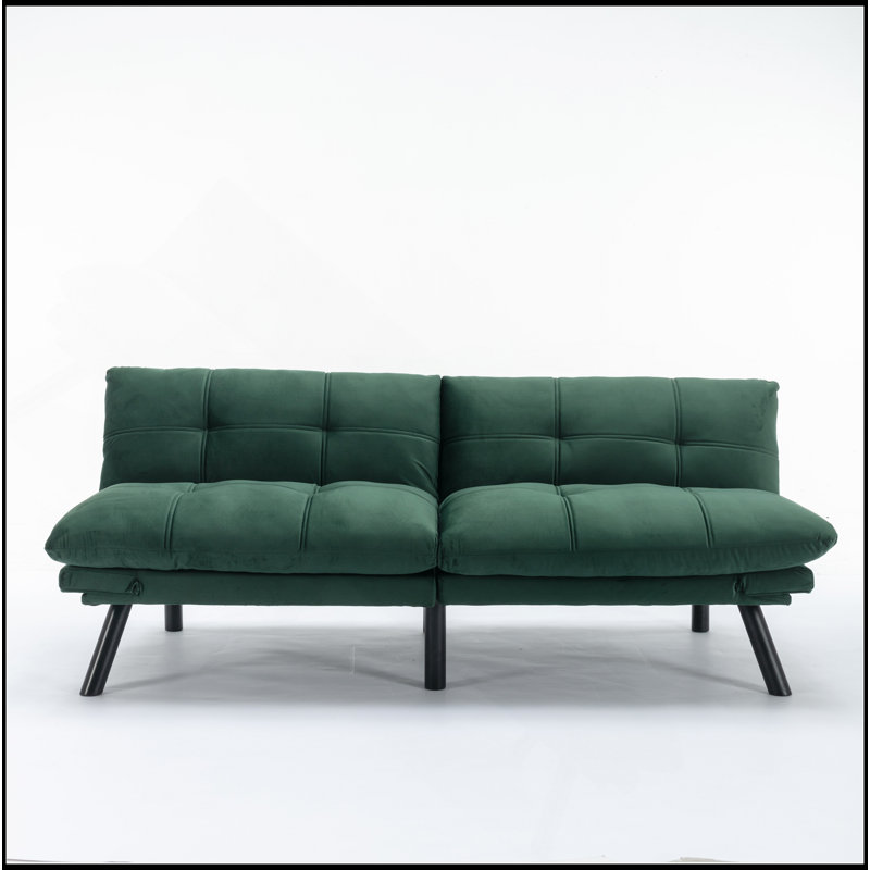 Convertible Folding Modern Sofa Bed, Emerald