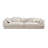 Sofa, Detachable Pillowcase,  Velvet Fabric, Solid Wood Frame, High Density High Rebound Sponge Filling, Nordic Modern Style, 4 Throw Pillows.-587997400