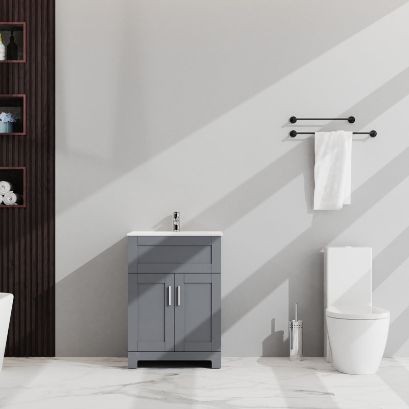 Armoire de buanderie 24 "pour lavabo de salle de bain