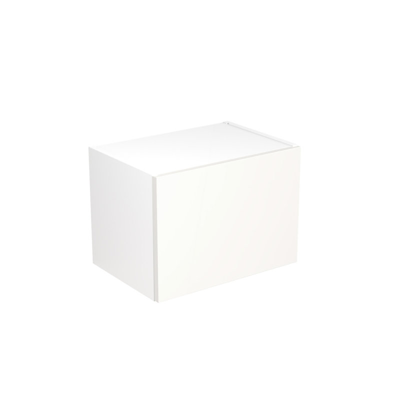KitchenKit Flatpack Value Slab Standard Matt Wall Unit Bridge, White, 36cm H x 50cm W x 33cm D