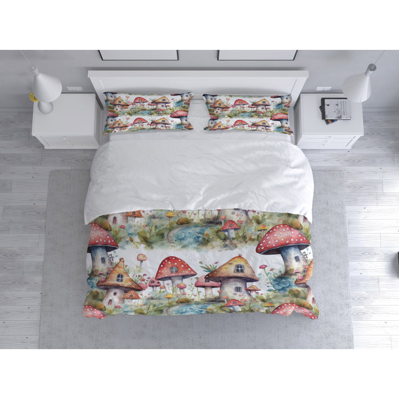 Abstract Duvet Cover, King Duvet Cover + 2 King Shams