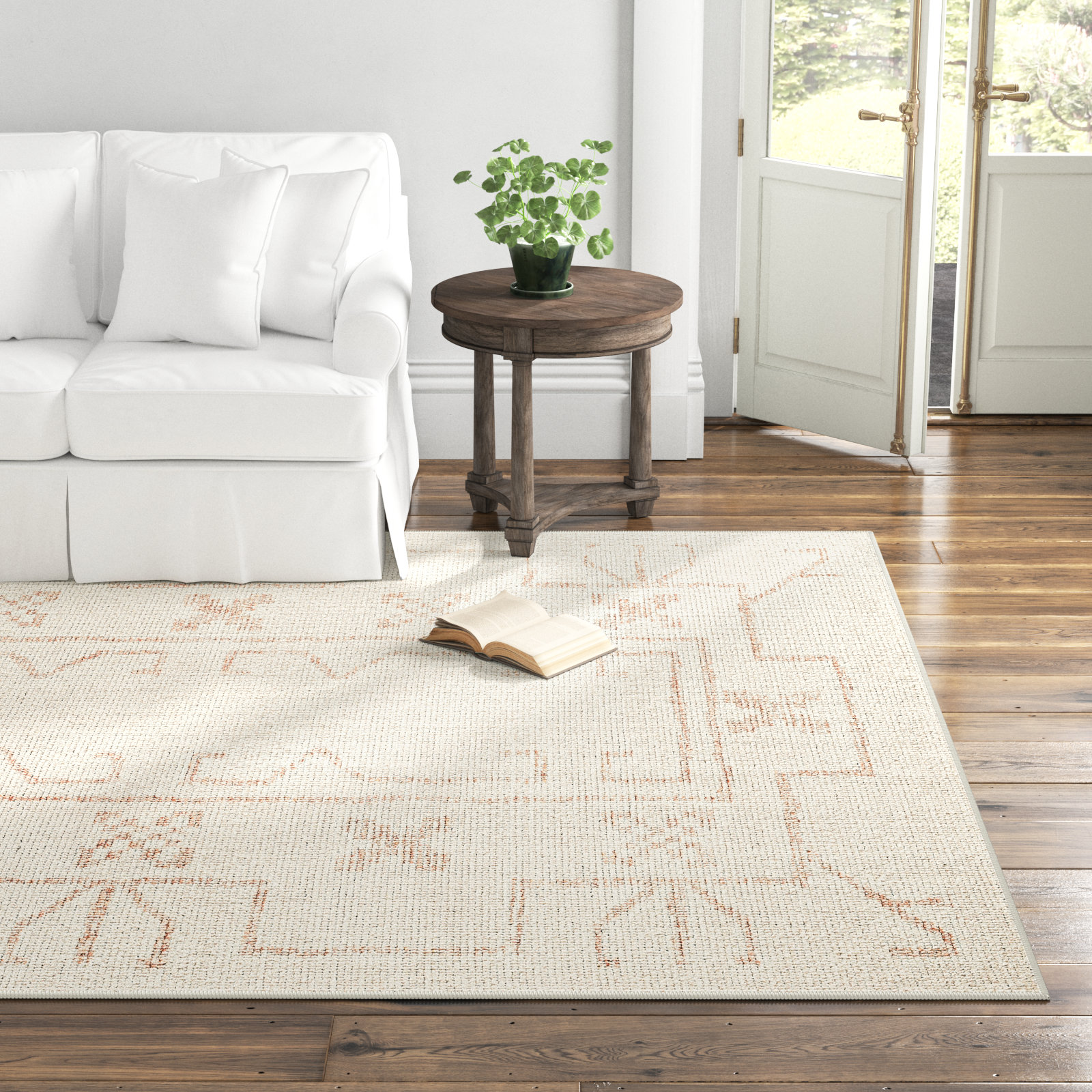 Cherie Geometric Rug, Rectangle 5'3" x 7'