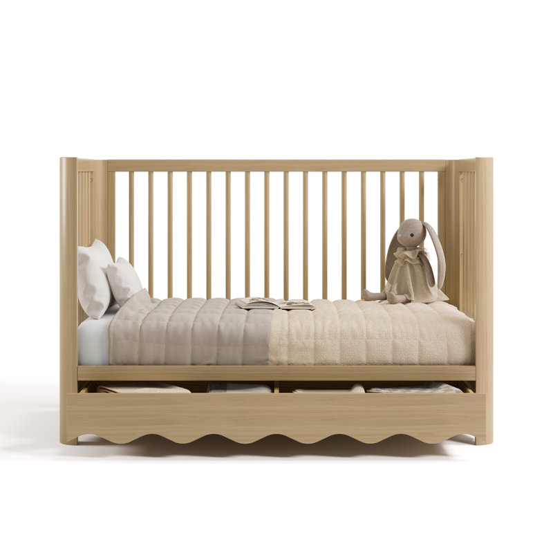 Casablanca 5-In-1 Convertible Crib With Mattress, Driftwood