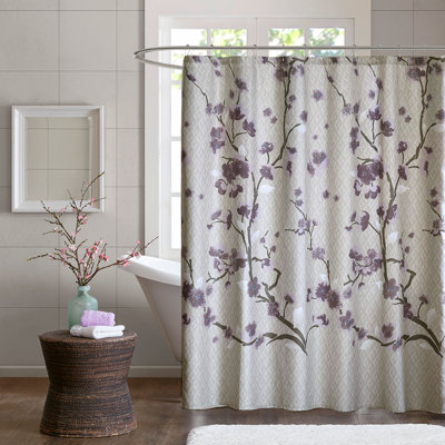 Rideau de douche en coton