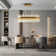 Dimmable LED Drum Chandelier