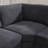 Dark Grey Corduroy 8-Piece Modular Sectional Sofa Set with Ottoman, Storage Console and Cup Holders-95615555