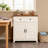White Wood-Grain Countertop Farmhouse-Style Sideboard With Barn Doors And Drawers; Suitable For Both Kitchen And Living Room Use.-513175960
