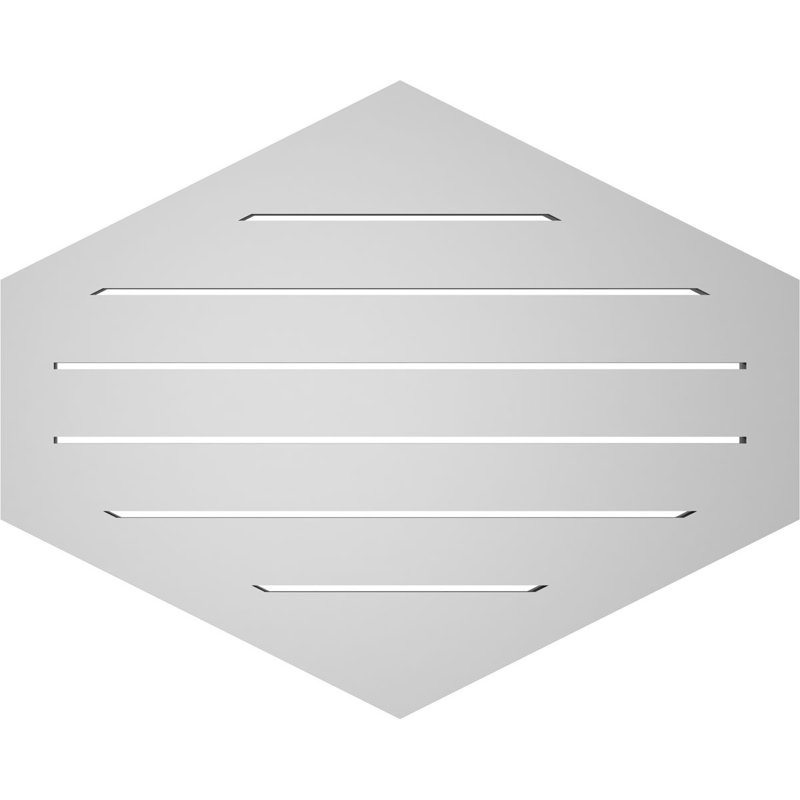 Pente verticale verticale en uréthane 6 pi, H 1,5 po x l 30 po x L 24 po