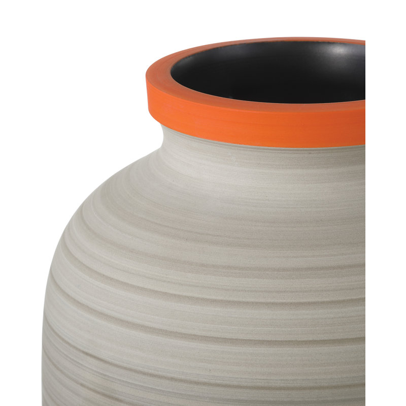 Happy 80's Handmade Ceramic / Porcelain Table Vase