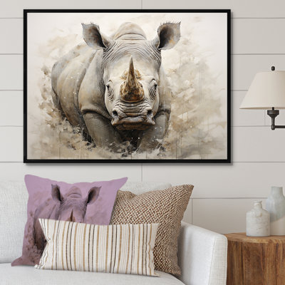 " Mighty Strong Rhinoceros I "