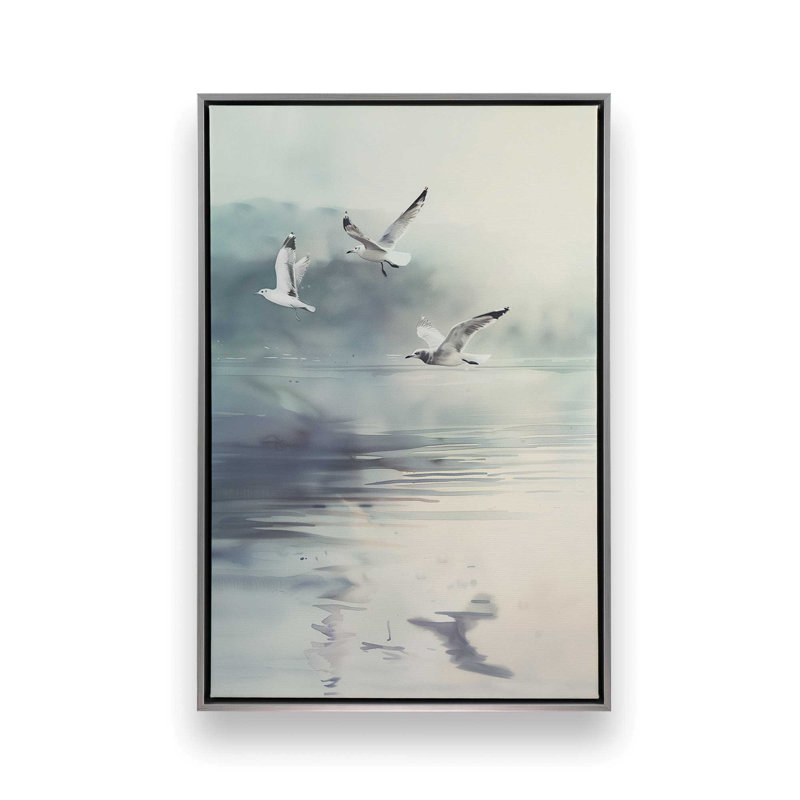 Misty Soar II, Cadre flottant en chrome poli, H 12,75 po x l 8,75 po x P 1,75 po