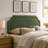 Magnolia Upholstered Fabric King Size Headboard In Foliage-174843663-174843659