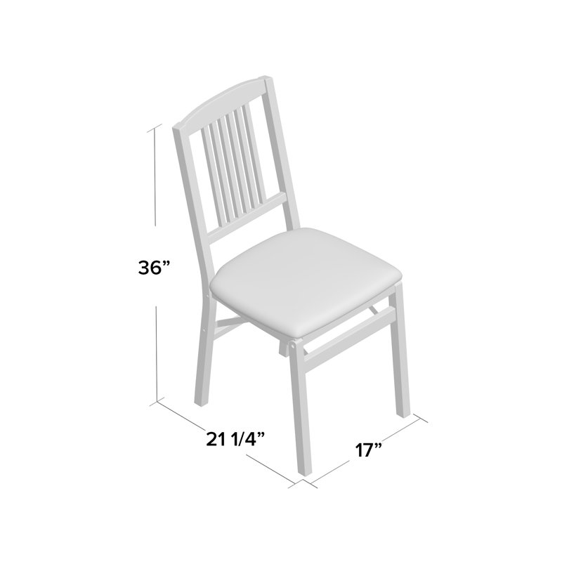 Stakmore Simple Mission Folding Chair, Espresso Frame with Jax Fabric, Espresso