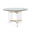 Tamara Round Glass Dining Table