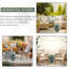 Tabouret de jardin en céramique 13 po x 18 po, bleu antique, céramique, polyvalent pour les espaces extérieurs et intérieurs, tabouret décoratif, finition bleue, intérieur et extérieur, mobilier