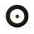  40" Fenn Black Wood Wall Clock